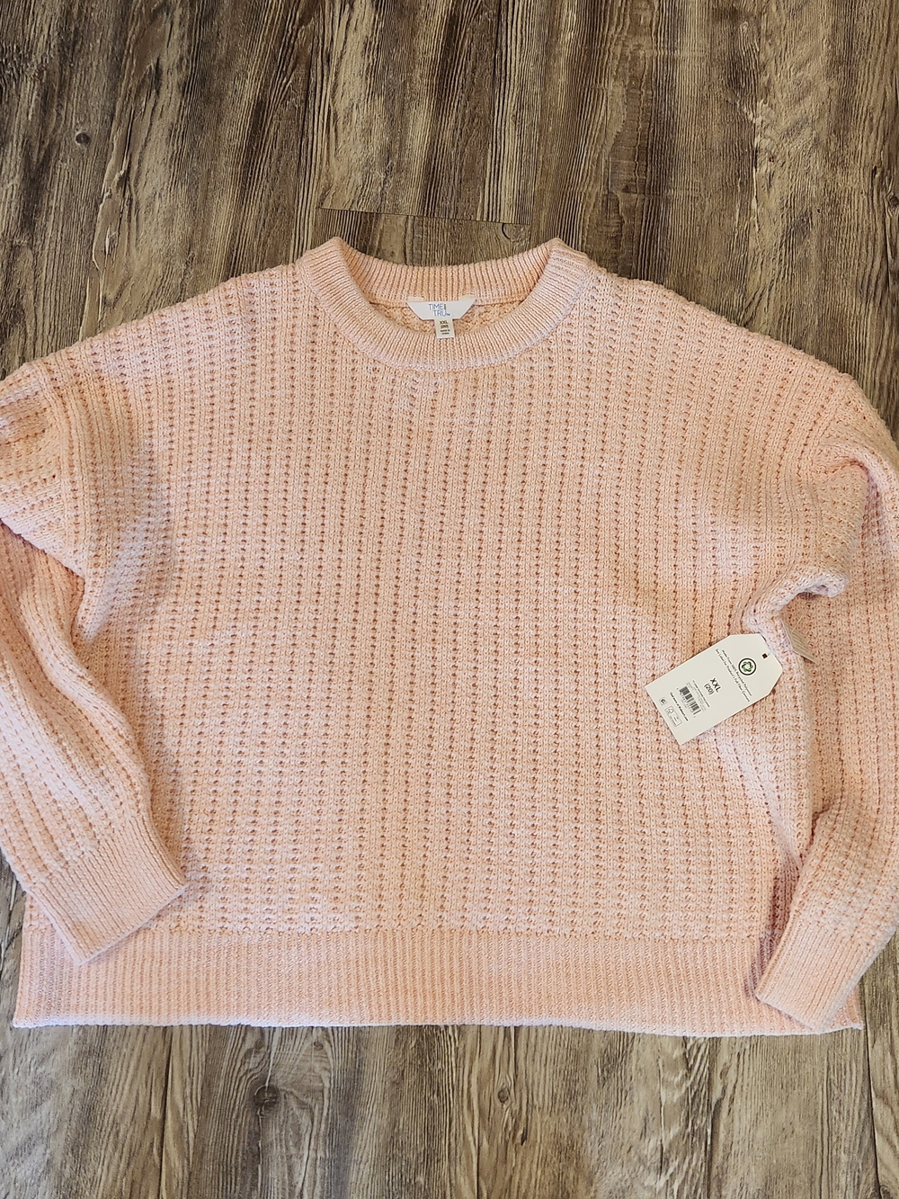 Light Pink Women's Crewneck Knit Sweater